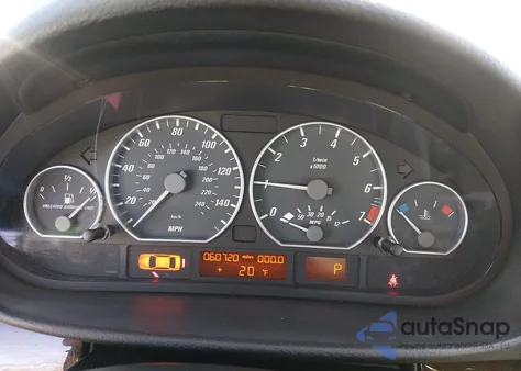 2004 BMW 330Ci из США, поврежденный, VIN WBABW53454PL44758